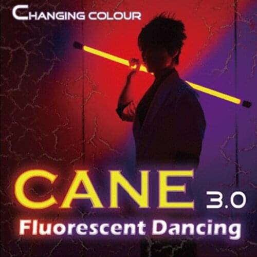 Color Changing Cane 3.0 Fluorescent Dancing For Professional Magicians Stage Magic Tricks Illusions Party Magic Show Comedy