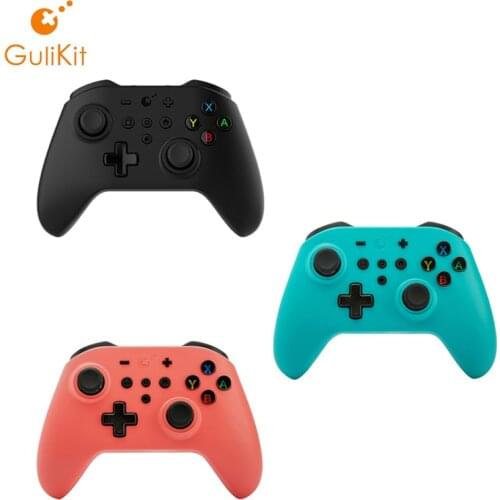 Gulikit 3 Colors NS08 Kingkong Gaming Controller Gamepad for Nintendo Switch,Windows and Android