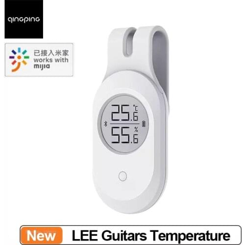 Qingping Cleargrass LEE GUITARS Smart Temperature Humidity Sensor Bluetooth LCD Screen Digital Thermometer Works with Mijia APP