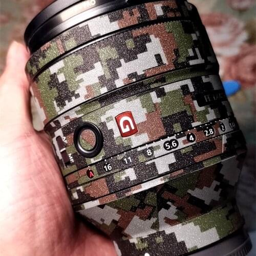Camouflage Lens Skin Wrap Cover Protector Wear Decal For Sony Prime Lens 55/F1. 50/F1.4 24/F1.4GM 35/F1.8 35/F1.4 35/F2.8