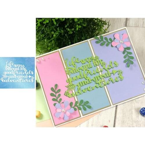 Word Metal Cutting Dies for Scrapbooking and Card Making Paper Craft 2019 New die cuts