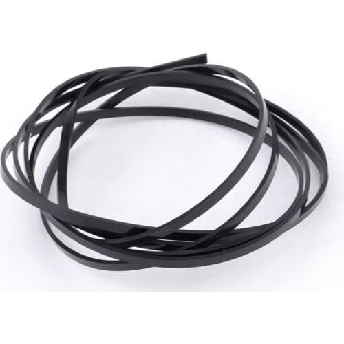 Musiclily 1650x3x1.5mm Plastic Acoustic Classical Guitar Binding, Black