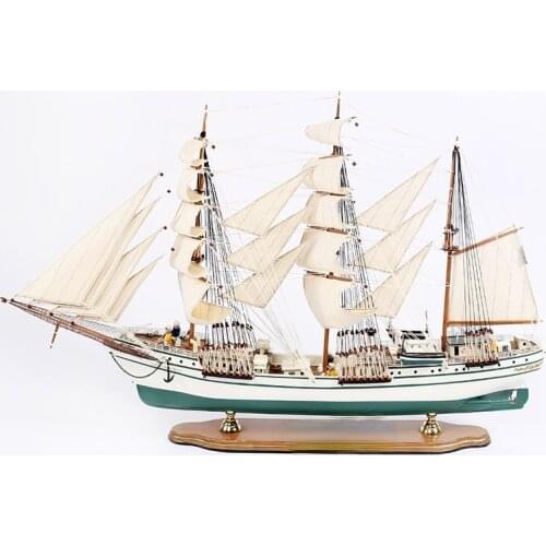 New Arrival Length 100 CM Crafts Nautical Equipment Wooden Ship Model