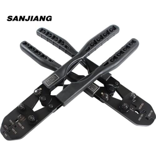 Crimping Pliers Open Nose OT Wire U-Shaped Bare Terminal Clamp Crimper Tool Joint Manual Cold Pressing With Cutting Function