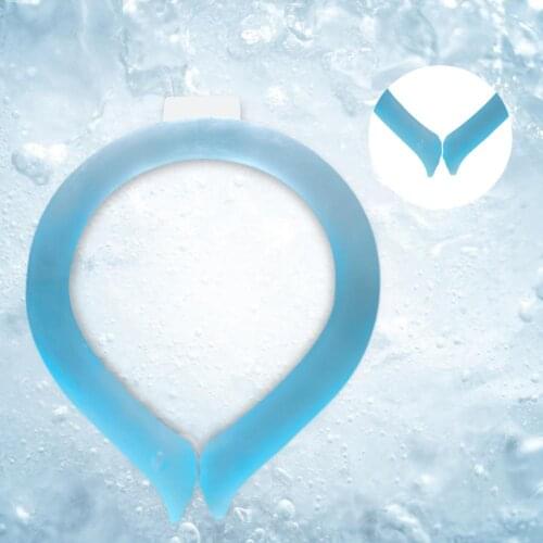 Summer Cooling Neck Ring Safe High-strength Lightweight Ice Pillow Ice Cushion Tube For Outdoor Cycling Running