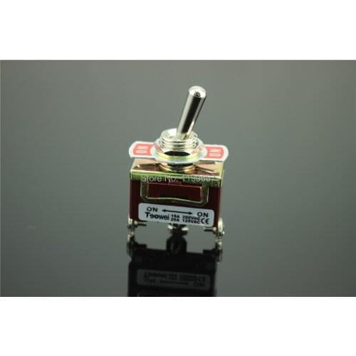 Toowei Switch Toggle Switch 3pins ON-ON 15A 250VAC/ 20A 125VAC 2Pieces Free Shipping