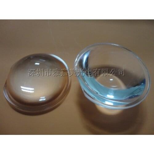 Plano convex lens 53MM lack edge,LED optical glass lens, led lens reflector