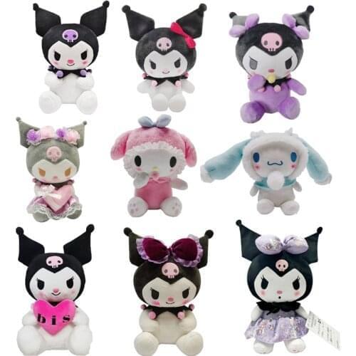 20/30Cm Plush Toy Kuromi Cinnamoroll Baby Cinnamoroll My Melody Cute Plush Girl Toy Gift for Children Soft Pillow Birthday Gift