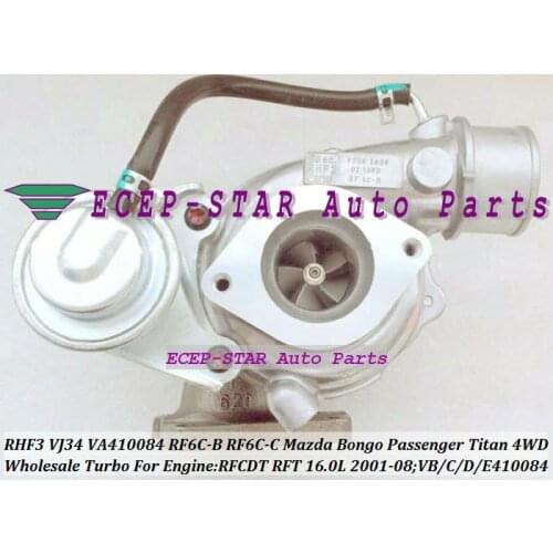 RHF3 VJ34 VB410084 VC410084 RF6C-B RF6C-C RF6C13700B RF6C13700C Turbo For MAZDA Bongo Passenger Titan 4WD 01-08 RFCDT RFT 16.0L
