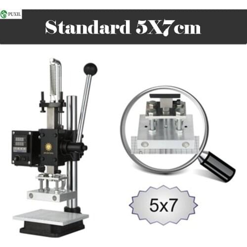 Heat press machine Leather Embossing Foil Gold stamping Hot pressing Mold cutting Rhombus punching Branding Wood