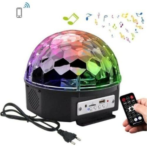 Xx-87 Disco Ball Illuminated Bluetooth Speaker Disco Stage Ball Usb Led Illuminated