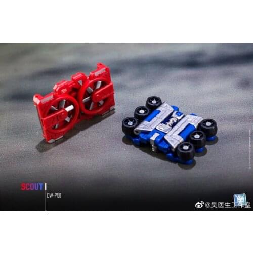 2Pcs/SET Transformation Dr.Wu & DW-P50 DW-P50B DW-P50F Tape Legendary Mini PVC Action Figure Model Robot Toys With Box