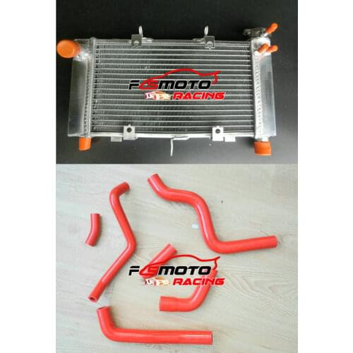 3 ROW Aluminum Radiator + Silicone Hsoe For Yamaha FZ6 Fazer S2 FZ6R FZ600 FZ6N FZ6S RJ07 600CC FZ 6 N 2004-2010 08 09 07 05 06