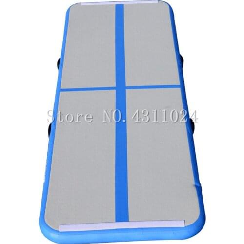 Free Shipping Inflatable Gymnastics Air Track 3x1x0.15m Floor Tumbling Air Mat For Kids One Free electronic Pump