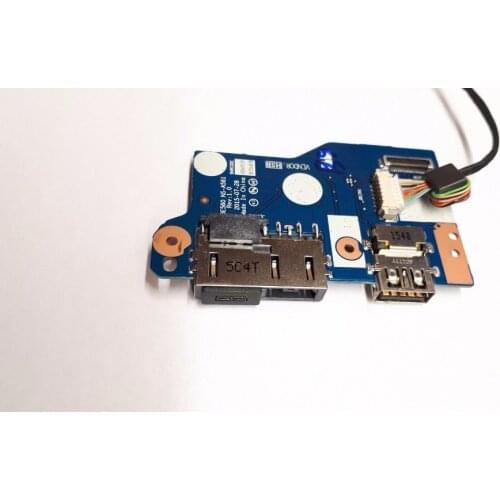 For Lenovo E565 Netzteil - Ladebuchse Platine DC IN Jack Power Button Board NS-A561 100% test ok