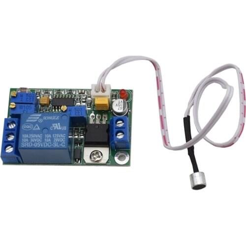 Hot Sale 5V 12V 24V DC Sound Sensor/Light Control Relay Switch Module Adjustable Delay Time 1~60 Seconds
