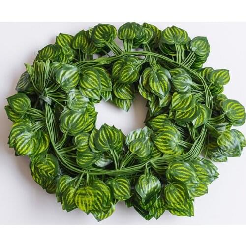 12Pcs/Set Artificial Plants Of Vine False Flowers Ivy Hanging Garland For Wedding Party Home Bar Garden Wall Decoration Outdoor