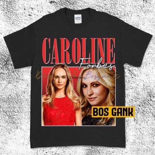 Caroline Forbes ShirtThe Vampire Diaries Candice King TV Series show Vintage Retro Classic Graphic TeeAdult T Shirt Tee DMN7