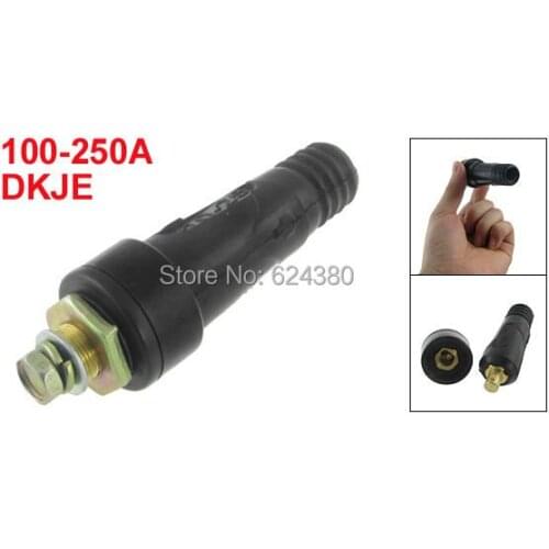 Quick Fitting European Euro Style Cable Connector Plug Socket DKJE 100-250A 10-25mm2 Welding Machine Copper Adapter