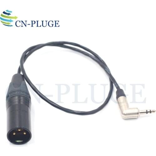 3.5mm Mini Jack to XLR 3 Pin Male input Timecode Cable for Canon C100, FS5 FS7 (without XDCA-FS7)