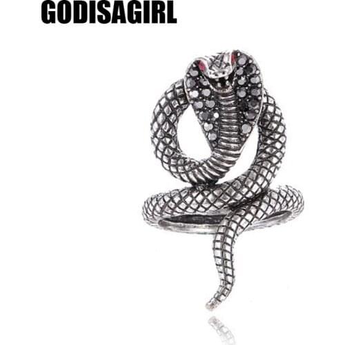 Top Quality Fashion Snake Rings For Women And Men Punk Rock Ring Vintage Animal Jewelry Wholesale