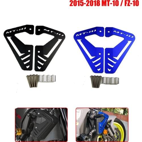 Motorbike New FZ/MT 10 Radiator Side Protector Cover Plates Guard For YAMAHA MT10 FZ10 MT 10 FZ 10 2015-2018