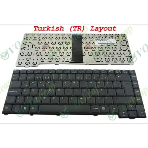 New notebook Laptop keyboard for Asus F2 F3 (28Pin) Series Black Turkish TR Tastatur version - 9J.N8182.F0T MP-06916GB-5282