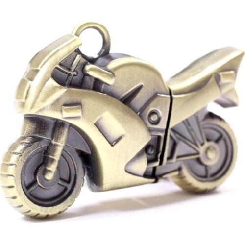 NEW Fashion Motorcycle Metal 8GB-32GB Cle USB Flash Drive 3.0 Memory Stick Pen Drive 64GB 128GB 512GB Boy Creativo Gift 1TB 2TB
