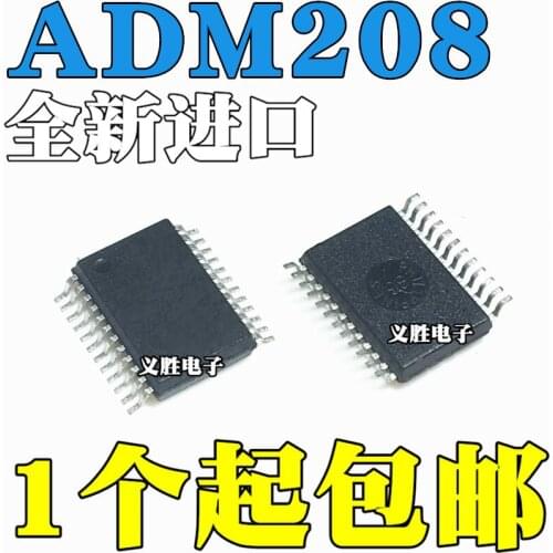 New and original ADM208EARSZ ADM208EARS ADM208E ADM208 SSOP24 Patch SSOP 24 line driver/receiver chip