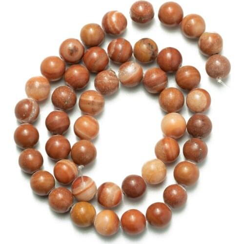 Wholesale 4mm 6mm 8mm 10mm 12mm Natural Stone Red Malachite Beads Round Loose Beads Needlework for Jewelry Making DIY Bracelet