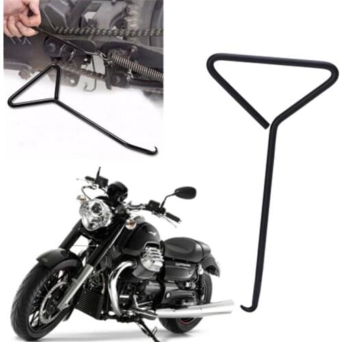 Stainless Steel T-Handle Simple Installing Removing Exhaust Stand Spring Hooks Puller Tools For Motorcycle Motocross Motorbike