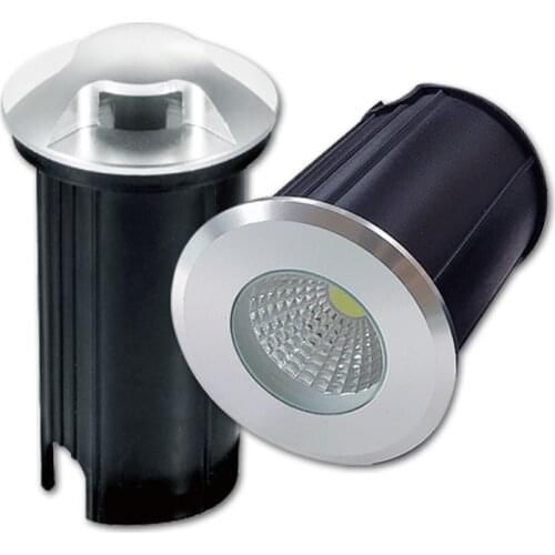 IP67 DC12V Outdoor Lighting 1W 3W 5W Garden Yard Step Stairs Floor Deck LED Recessed Ground Lamps LED Underground Spotlight 220V