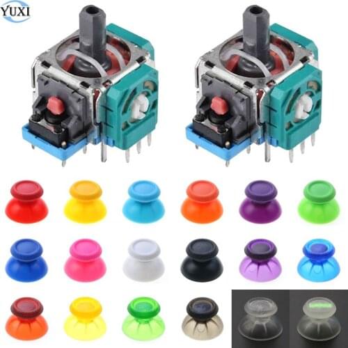 YuXi 3D Analog Thumb Sticks Sensor Module Potentiometer For PlayStation 5 PS5 Controller Joystick Rocker Cap