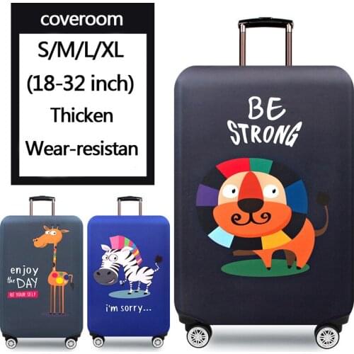 Luggage protective cover trolley case cover travel dust-proof elastic cover bag 18-32 inch thick wear-resistant durable