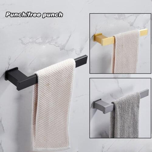 1Pc Practical Wall Mounted Toilet Paper Holder Aluminum Alloy Bathroom Tissue Rack Kitchen Dish Cloth Hanger