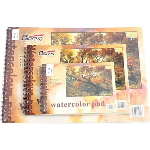180g/m2 Professional Watercolor Paper A3/A5 100% Cotton Hand-Painted Water Color Painting Book Office School Art Supplies