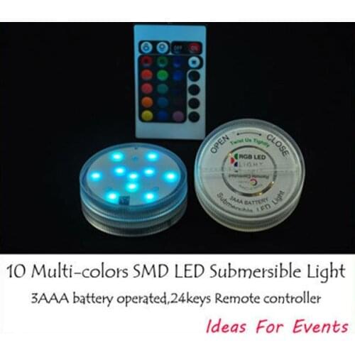 4pcs Battery powered Light up VASE BASE RGB Color Changing + Remote Control LED Party SUPPLIES Wedding Centerpiece