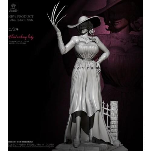 75mm 1/24 Resin figure model kits DIY toy self-assembled TD-2789