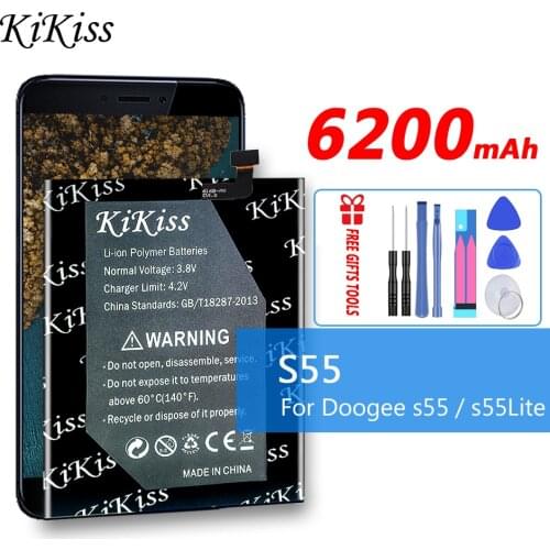 Battery 6200mah for Doogee s55 s55Lite Cellphone batteries For Doogee s 55 s55 Lite battery