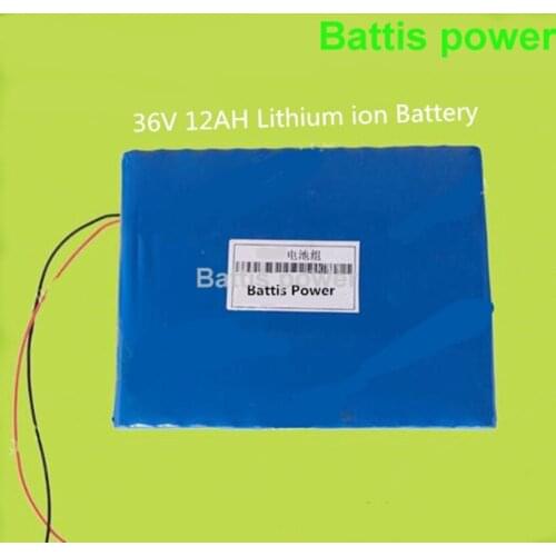 Cells 36V 12AH E-bike/ebike Battery thin size model Lithium ion Battery and Electric Bike Coversion Kit + 2A charger