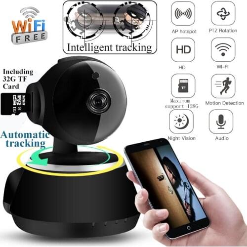 Wireless IP Camera Intelligent Auto Tracking Of Human Security Surveillance Network Wifi HD 1080P Camera Baby monitor
