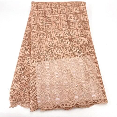 Large Quantity Net Cord Lace For Ladies Suits Lace Designs 009 5yards swiss lace fabric women Nigerian net laces