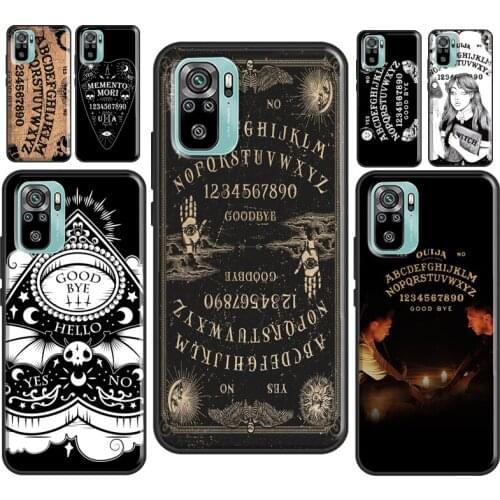 OUIJA BOARD For Xiaomi Redmi Note 10 7 8 9 Pro Note 8T 9S Case For Redmi K40 Pro 9 9A 9C 9T Coque