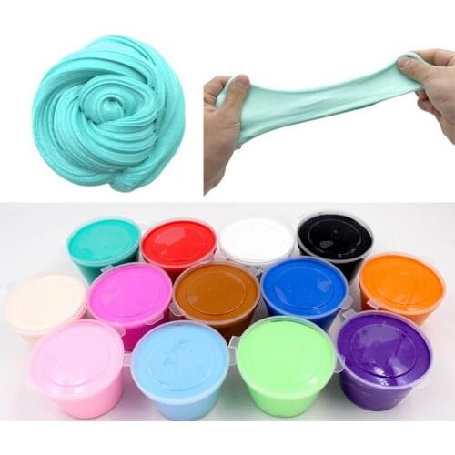 Colorful Fluffy Floam Slime Scented Stress Relief No Borax Kids Toy Sludge Cotton Mud Release Clay Toy Plasticine