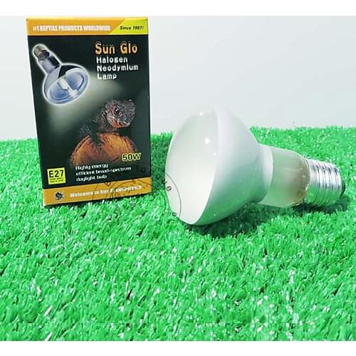 2-pack Sunning Heat Lamp Bulb, Emits a Broad-Spectrum Light Pet Tortoise Lizard Crawling Reptile Heating Lamp Full-Spectrum UVA