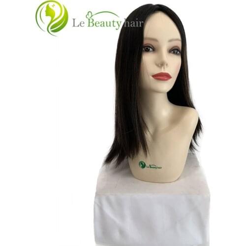 Lebeauty Hair Jewish Silk top Natural Color Highlights Wig Kosher Wigs European Virgin Hair Wave Available Sheitel