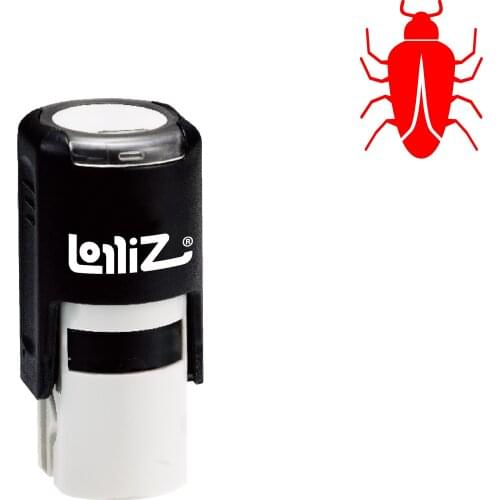 LolliZ Solid Animal Symbol Series Design #9 Self-Inking Rubber Stamp