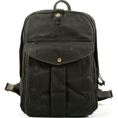 Fashion Urban Male Backpack Literary Retro Simple Bag For Women15'6 Laptop College Bookbag Waterproof Canvas Durable Travel Bag
