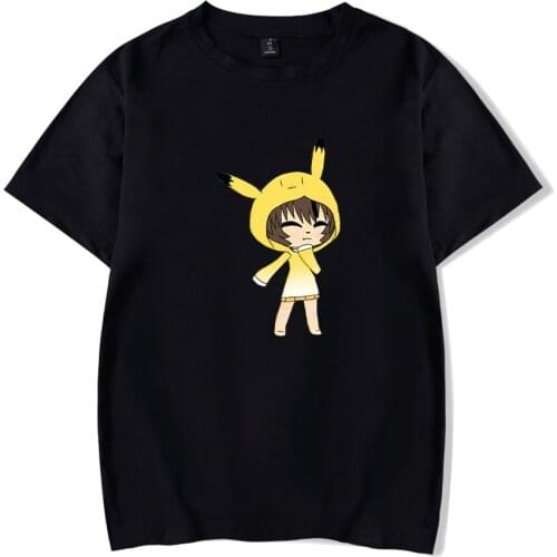 2021 Game Gacha Life Printing Men Women T-Shirt Short Sleeves Pullovers O-neck Funny Fashion Harajuku Unisex Regular Clothes