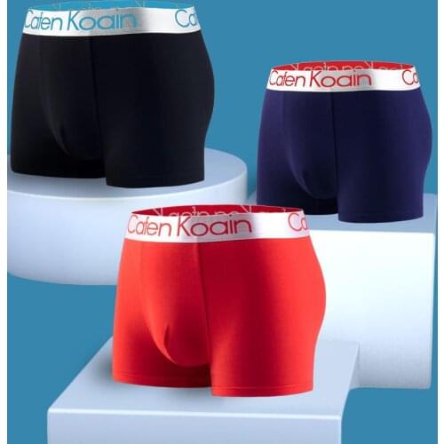 Cafee Koaia Graphene Cotton Mens Underwear Mens Boxer Briefs Sexy Breathable Shorts Male Underpants